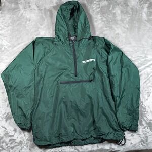 Vintage Dartmouth Storm Duds Rain Jacket Men XL Anorak Packable Pullover New